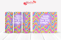 Good Moms Say Bad Words | 20oz Tumbler Sublimation Wrap Product Image 1