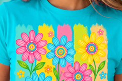 Summer Vibes PNG, Good Vibes Floral Sublimation Design Product Image 2