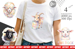 Goat &amp; Sheep Quotes Sublimation Product Image 1
