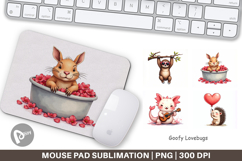 Goofy Lovebugs Mouse Pad Product Image 1