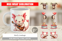 Goofy Lovebugs Mug Wrap Product Image 1