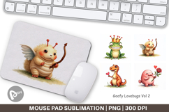 Goofy Lovebugs Mouse Pad Product Image 1