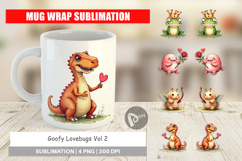 Goofy Lovebugs Mug Wrap Product Image 1