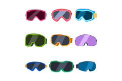 googles ski set cartoon Product Image 1