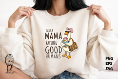 Cute Mama Goose Mom &amp; Baby Mother's Day eps svg png Product Image 1