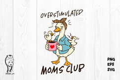 Funny Mama Goose Tired Mom Mother's Day eps svg png Product Image 1