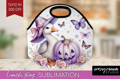 Goose Halloween Lunch Bag Coquette Lunch Bug PNG Sublimation Product Image 1