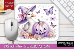 Goose Halloween Mouse Pad Sublimation Coquette Mousepad PNG Product Image 1