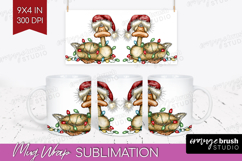 Goose Tangled In Christmas Lights Mug Wrap Funny Xmas Mug Product Image 1