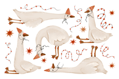 Whimsical Goose Party Collection Hand Painted Birthday Product Image 9