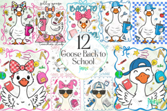 Goose Back To School Png Sublimation Product Image 1