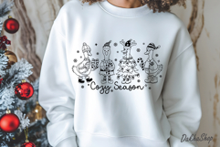 Silly Goose Christmas Svg, Cozy Season Svg, Christmas Design Product Image 12