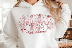 Silly Goose Christmas Svg, Cozy Season Svg, Christmas Design Product Image 8
