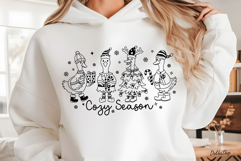 Silly Goose Christmas Svg, Cozy Season Svg, Christmas Design Product Image 7