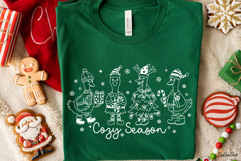 Silly Goose Christmas Svg, Cozy Season Svg, Christmas Design Product Image 6