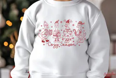 Silly Goose Christmas Svg, Cozy Season Svg, Christmas Design Product Image 11