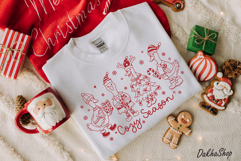 Silly Goose Christmas Svg, Cozy Season Svg, Christmas Design Product Image 10