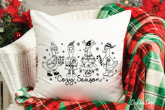 Silly Goose Christmas Svg, Cozy Season Svg, Christmas Design Product Image 14