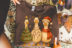 Christmas Goose, Funny Christmas Goose PNG, Merry Christmas Product Image 1