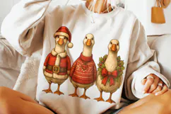 Christmas Goose, Funny Christmas Goose PNG, Merry Christmas Product Image 3