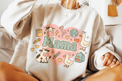 Mama Goose Png, Funny Goose, Mama Cow PNG, Mom PNG, Cute PNG Product Image 3