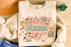 Mama Goose Png, Funny Goose, Mama Cow PNG, Mom PNG, Cute PNG Product Image 1