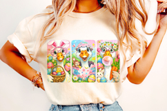 Goose Easter PNG, Bunny Easter PNG, Easter Egg PNG, Funny Product Image 4