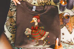 Christmas Goose, Funny Christmas Goose PNG, Merry Christmas Product Image 2