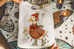 Christmas Goose, Funny Christmas Goose PNG, Merry Christmas Product Image 4
