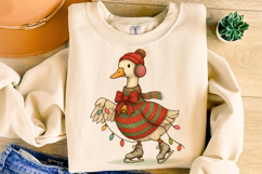 Christmas Goose, Funny Christmas Goose PNG, Merry Christmas Product Image 5