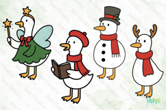 Goose Funny Christmas SVG PNG Product Image 1