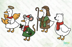 Goose Funny Christmas SVG PNG Product Image 1