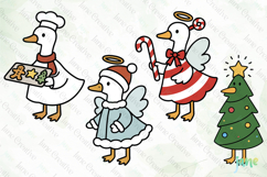 Goose Funny Christmas SVG PNG Product Image 1
