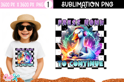 Goose Gamer PNG Sublimation Design