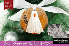 Goose Ghost Halloween Ornament PNG Spooky Season PNG Product Image 1