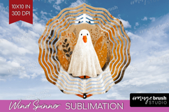 Goose Ghost Halloween Wind Spinner Sublimation PNG Spooky Product Image 1