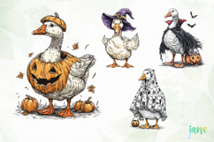 Goose Halloween Clipart Product Image 1
