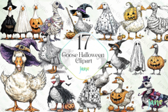 Goose Halloween Clipart Product Image 1