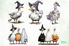 Goose Halloween Clipart Product Image 8