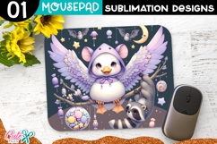 Goose Halloween Mouse Pad Sublimation PNG