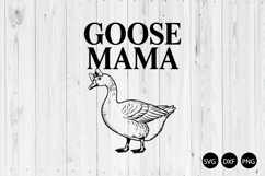 Goose Mama SVG, Silly Goose SVG, Retro Mom SVG Product Image 1