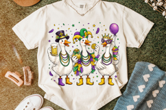 Funny Mardi Gras Goose PNG, Fleur De Lis PNG, Fat Tuesday Product Image 5