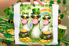 St Patrick's Day Goose PNG, Funny Goose PNG, Lucky Goose PNG Product Image 2