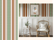 Cute Retro Animal Gentleman Goose Seamless Pattern Set Product Image 10