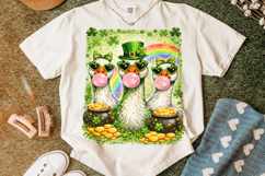 St Patrick's Day Goose PNG, Funny Goose PNG, Lucky Goose PNG Product Image 6