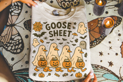 Goose Sheet PNG, Halloween Goose PNG, Funny Goose PNG, Fall Product Image 3