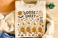 Goose Sheet PNG, Halloween Goose PNG, Funny Goose PNG, Fall Product Image 4
