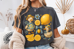 Coquette Lemon Goose Summer Png, Lemon Coquette Png, Summer Product Image 3