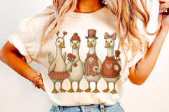 Goose Valentine's Day, Funny Goose PNG, Love PNG, XoXo PNG Product Image 2
