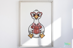 Cute Goose Valentine Clipart Product Image 5